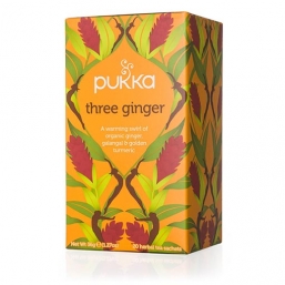 CHÁ 3 GENGIBRES BIO 20 SAQ PUKKA