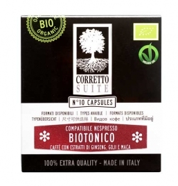 CAFÉ BIOTONICO BIO CORRETTO SUITE  (10 UNID.)