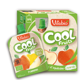 PURÉ MAÇÃ BIO 90G COOL FRUITS