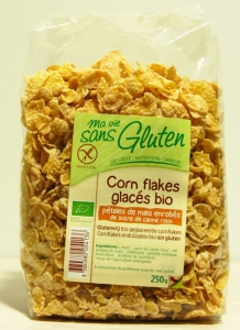 CORNFLAKES GLACÉ S/ GLUTEN BIO 250G MAVIE