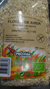 FLOCOS DE AVEIA PEQUENOS S/GLÚTEN PROVIDA