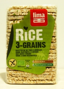 GALETES 3 CEREAIS S/ GLUTEN BIO 130G LIMA