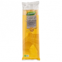 MASSA ESPARGUETE MILHO E ARROZ S/GLUTEN BIO 500G DENNREE