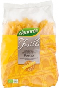 MASSA FUSILLI MILHO E ARROZ S/GLUTEN BIO 500G DENNREE