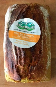 PÃO ESPELTA C/CURCUMA E PIMENTA PRETA PACHAMAMA 400G