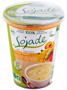 IOGURTE SOJA DE MANGA-PÊSSEGO BIO 400G SOJADE