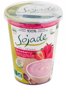 IOGURTE SOJA DE MORANGO BIO 400G SOJADE